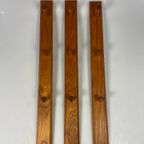 Vintage Teakhouten Wandkapstok Met Hangers, Aksel Kjersgaard Voor Odder Mobler, Denemarken 1960's thumbnail 3