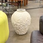 Grote Vintage Mactan Steen Tessellated Vloer Vaas thumbnail 2