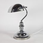 Ikea - Model A9305 - Bankierslamp - Chroom - Metaal - 1980'S thumbnail 11