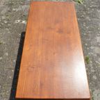 Eiken Kruispoot Salontafel Donker thumbnail 6