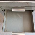 Vintage Metalen Bureau Gispen Stijl Vintage Bureautje thumbnail 6
