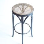 Vintage Thonet Rattan Barstool thumbnail 4