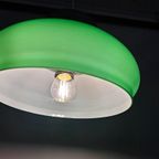 Groen Glazen Hanglamp Vintage thumbnail 9