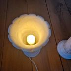 2 Vintage Spaanse Albast Tafel Lampen thumbnail 7