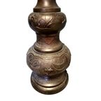 Antiek Japans Bronzen Vloerlamp, Eind 19E Eeuw thumbnail 12