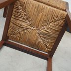 Wenge & Wicker Dining Chairs Set Of 8 'se82' Design By Martin Visser, 1970s thumbnail 6