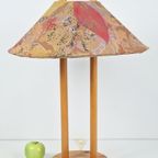 Vintage Deense Grenen Tafellamp Lys Pine ‘70 Japandi Lamp thumbnail 9