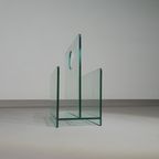 Magazine Holder / Glass / 1980s thumbnail 5