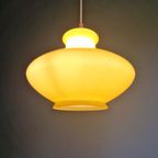 Vintage Gele Opaline Hanglamp, Jaren 70 thumbnail 6