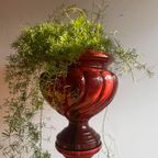 Franse Piedestal Zuil Met Bloempot 1930’s Antiek Vintage thumbnail 8