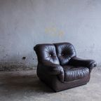 2 Midcentury Leather Club Chairs thumbnail 14