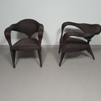 Set Of Postmodern Rattan Chairs 80S thumbnail 2