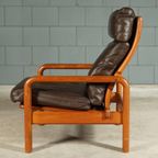 Vintage Deense Fauteuil – L. Olsen & Son – Teakhout – Jaren 60 thumbnail 11