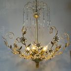 Xl Gemerkte Swarovski Kroonluchter Hanglamp Bloemen Kristal thumbnail 11