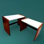 Bijzettafels Set, Design Cees Braakman Voor Pastoe, 1970S thumbnail 14