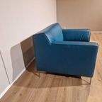 Montel Fresh - Fauteuil - Blauw - Leder - Design thumbnail 6