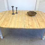 Prachtige Witte Landelijke Ronde Mango Eettafel 140 Cm thumbnail 15