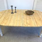 Prachtige Witte Landelijke Ronde Mango Eettafel 140 Cm thumbnail 25