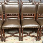Set Van 12 Stoelen In Renaissancestijl. thumbnail 6