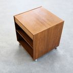 Vintage Sidetable | Bijzettafel Met Lade | Jaren 60 | Teak thumbnail 3