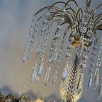 Grote Vintage Design Kristallen Brons Zak Kroonluchter thumbnail 7