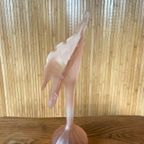 Mid Century Jack In The Pulpit, Vazen Van Satijn Glas thumbnail 9