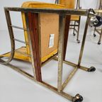 Unieke Set Eetkamer- En Loungestoelen In Mid-century Stijl – Verguld, Gemaakt Tussen 1940-1948 thumbnail 6