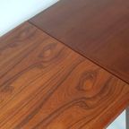 Vintage Teakhouten Uitschuifbare Eettafel | Tafel thumbnail 11