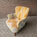 Theo Ruth Artifort Fauteuil Wollen Deken Bekleding thumbnail 11