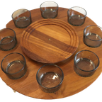 Vintage Lüthje Wood Denmark Lazy Susan thumbnail 9