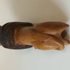 Volkskunst Houten Leeuw thumbnail 5