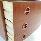 Vintage Deense Secretaire Teak Arne Vodder Kast Bureau thumbnail 8