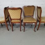 Eetkamerstoelen Koloniaal Frans Set 4 Stuks thumbnail 3