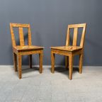 Set Van Twee Beschilderde Zweedse Stoelen Prijs/Set thumbnail 2