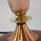 Mcm - Copper - ‘Trumpet’ Table Lamp - Made By Phillips, Probably Louis Kalff thumbnail 4