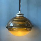 Vintage Space Age Hanglamp Door Herda / Mid Century Verlichting Armatuur / Guzzini Stijl Retro La thumbnail 5