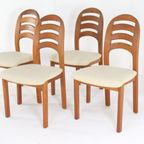 4x Holstebro Stoelen Eetkamerstoelen 'faster' Vintage thumbnail 4
