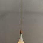 Holmegaard Grey Glass Hanging Lamp 1960S thumbnail 4