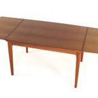 Grete Jalk Voor Glostrup Verlengbare Rechthoekige Eettafel Vintage thumbnail 2