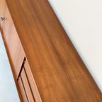 Vintage Houten Dressoir / Sideboard Met 2 Deurtjes En 3 Lades thumbnail 15