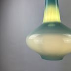 Light Blue Glass Pendant Light By Massimo Vignelli For Venini 1950 thumbnail 4