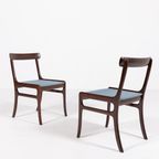 Ole Wanscher Dinning Chairs ‘Rungstedlund’ By Poul Jeppesen Møbelfabrik, 1950’S Denmark thumbnail 5