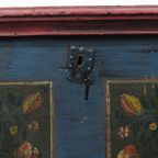 Antieke Beschilderde Bruidskist thumbnail 9