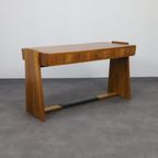 Vintage Bureau Walnoot, 1960s thumbnail 2