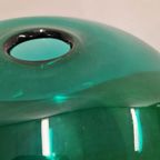 Vintage Ikea Stockholm Vaas Groene Glazen Vaas thumbnail 6