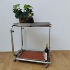 Vintage Barcart Drankenkar Bedtafel Butlerwagen Serveerwagen 1 thumbnail 7