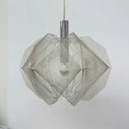 Paul Secon For Sompex Clear Wire Hanging Lamp , 1970S Germany thumbnail 24