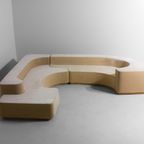Mid-century 'lara' Zitbank Sofa In Beige Fluweel Door Roberto Pamio, 1958 thumbnail 4