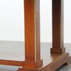 Uitschuifbare En Mooie Originele Art Deco Eettafel Voor 4 Tot 6 Personen Met Mooie Details thumbnail 11