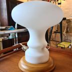 Opaalglazen Mushroom Lamp, 1970S thumbnail 11